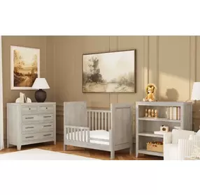 Carlson Washed Linen Bookcase with 3 Shelves