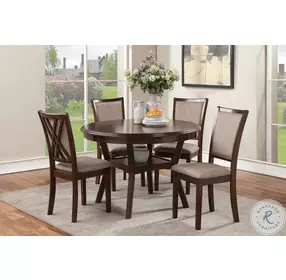 Amy Cherry Dining Chair Set Of 2