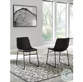 Centiar Black Dining Chair Set Of 2
