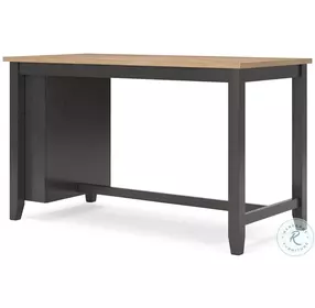 Gesthaven Natural And Brown Rectangular Counter Height Dining Room Set