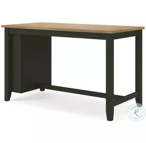 Gesthaven Natural And Green Rectangular Counter Height Dining Room Set