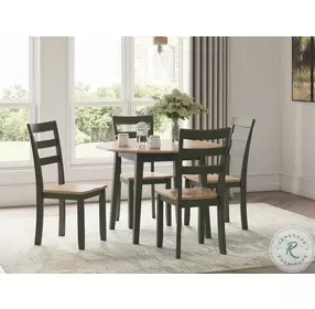 Gesthaven Natural And Green Side Chair Set Of 2