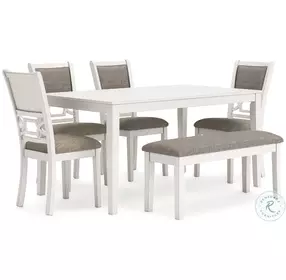 Erinberg Antique White 6 Piece Dining Set