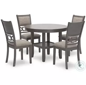 Wrenning Light Gray 5 Piece Dining Set