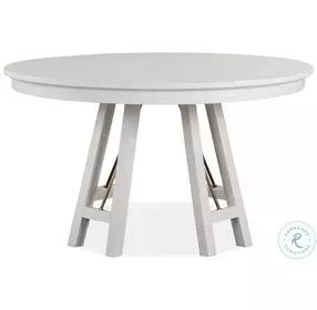 Heron Cove Chalk White 52" Round Dining Room Set