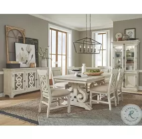 Kin Alabaster Upholstered Dining Side Chair Set of 2