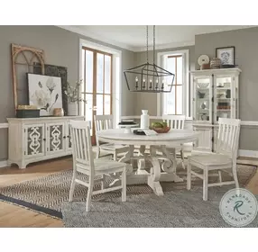 Bronwyn Alabaster 48" Round Dining Table