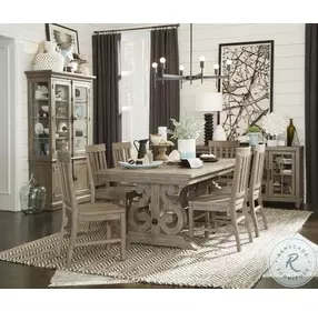 Wickham Park Dovetail Grey Rectangular Extendable Dining Table