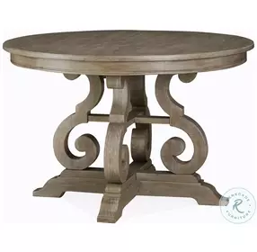 Wickham Park Dovetail Grey 48" Round Dining Room Set