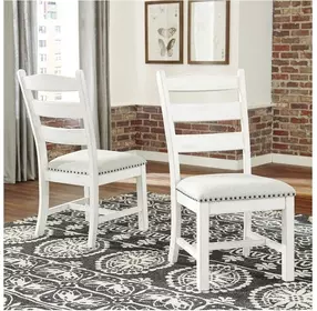 Valebeck Beige Upholseterd Side Chair Set Of 2