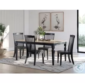 Mendinfort Black Side Chair Set Of 2