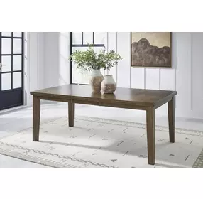Broxtyn Light Brown 78" Extendable Rectangular Dining Table