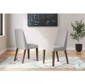 Lyncott Gray Dining Chair Set of 2