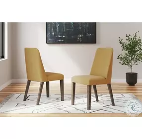 Lyncott Mustard Dining Chair Set of 2