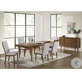 Lyncott Beige Upholstered Side Chair Set Of 2