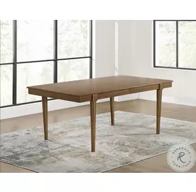 Lyncott Medium Brown Extendable Dining Table