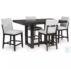 Neymorton Dark Grayish Brown 76" Counter Height Dining Table