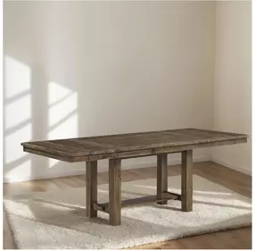 Moriville Grayish Brown Extendable Rectangular Dining Table