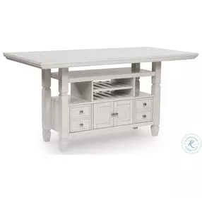 Robbinsdale Antique White Counter Height Dining Room Set
