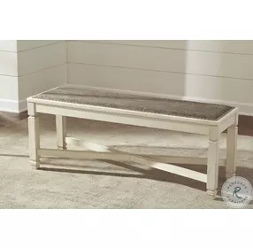Bolanburg Two-tone Large Upholstered Dining Bench