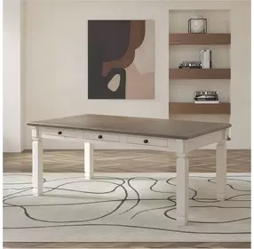 Bolanburg White and Gray Rectangular Dining Table