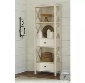 Bolanburg White and Gray Display Cabinet