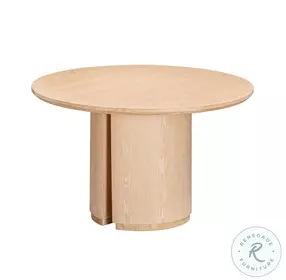 Marlow Natural Wood Round Dining Room Set