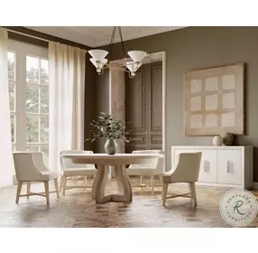 D7003 White And Clara Natural Extendable Dining Table
