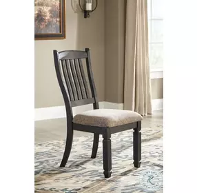Tyler Creek Black And Gray Upholstered Side Chair Set of 2