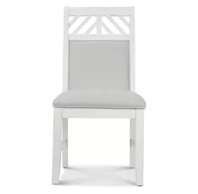 Miramar Sand Performance Fabric Upholstered Side Chair Set of 2