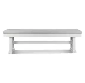 Miramar Sand Performance Fabric Upholstered Dining Bench