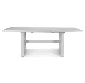 Miramar Sand and Stark White Extendable Rectangular Dining Room Set