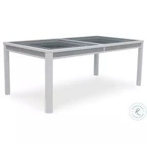 Chalanna White Extendable Rectangular Dining Room Set