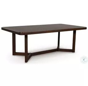 Kendamor Dark Brown Extendable Dining Room Set