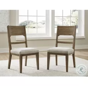 Cabalynn Oatmeal Dining Chair Set of 2