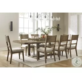 Cabalynn Oatmeal Dining Chair Set of 2