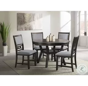 Taylor Gray And Dark Walnut Side Chair Set Of 2