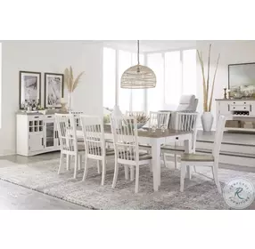 Nantucket Cotton Spindle Back Dining Chair Set of 2