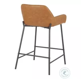Daniella Camel Counter Height Stool Set Of 2
