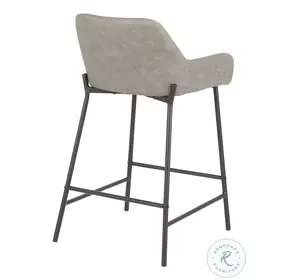 Daniella Grey Counter Height Stool Set Of 2