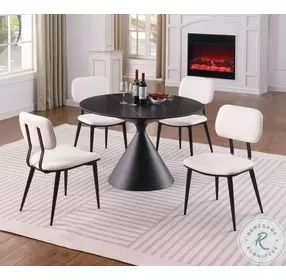 Daphne White Side Chair Set of 2