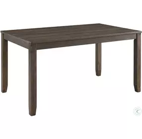 Powell Dark Walnut 7 Piece Dining Room Set