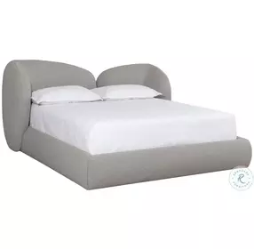 Esme Altro Cappuccino King Upholstered Platform Bed