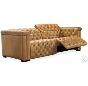 Savion Grandier Saddlebag Coin Leather 2 Piece Power Reclining Sofa With Power Headrest