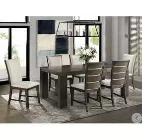 Jasper Gray Slat Back Side Chair Set Of 2