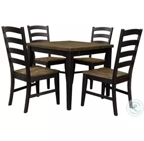 Stormy Ridge Chickory And Slate Black Extendable Dinette Table