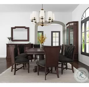 Revival Napa Mahogany Display Cabinet