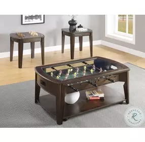 Diletta Dark Walnut Cocktail Table