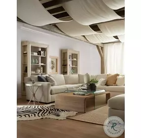 Amani Buff Almond And Capiz Shell Accent Table