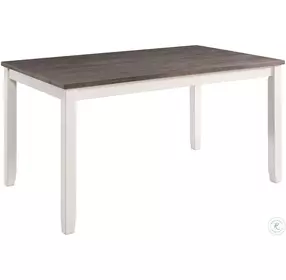 Kona Brown And White 5 Piece Dining Room Set